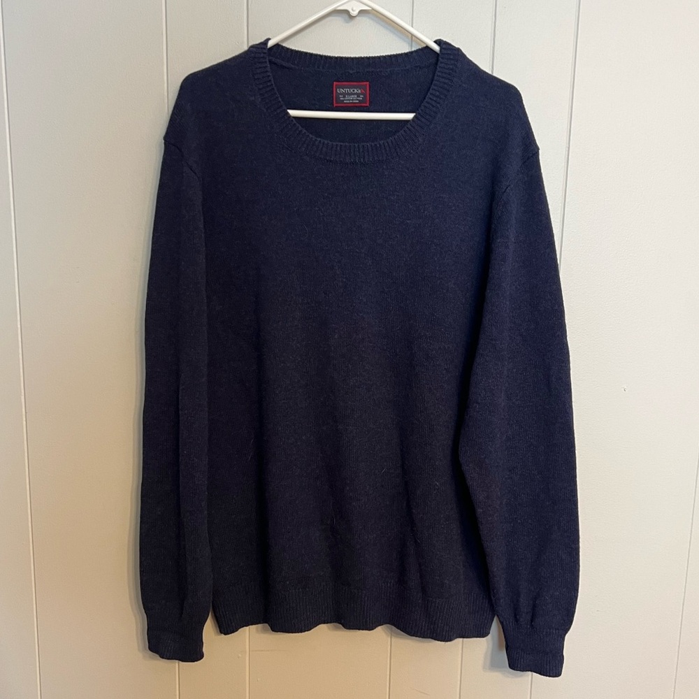 Untuckit wool and‎ cotton sweater size XL